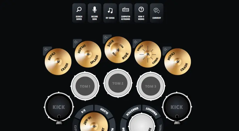 imagen que representa y simboliza bateria virtual online y refuerza el concepto del contenido 🥁 Batería Virtual Online: 15 Simuladores Gratis