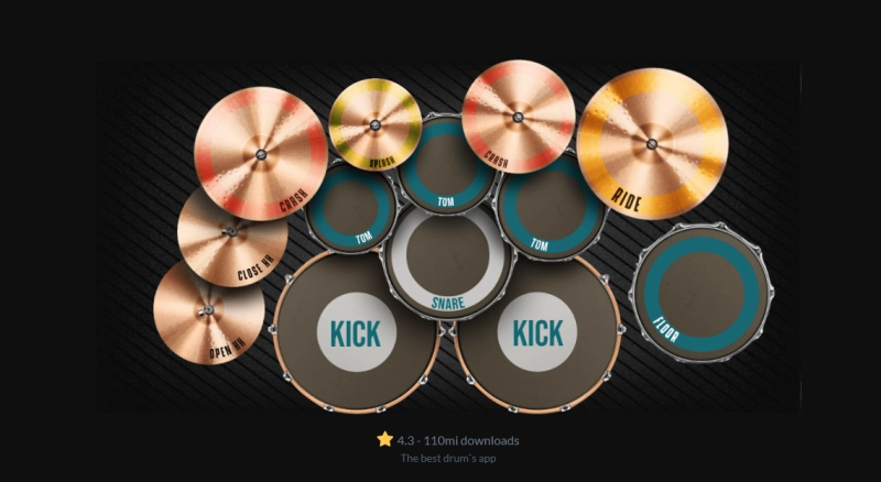 imagen que representa y simboliza bateria virtual online y refuerza el concepto del contenido 🥁 Batería Virtual Online: 15 Simuladores Gratis