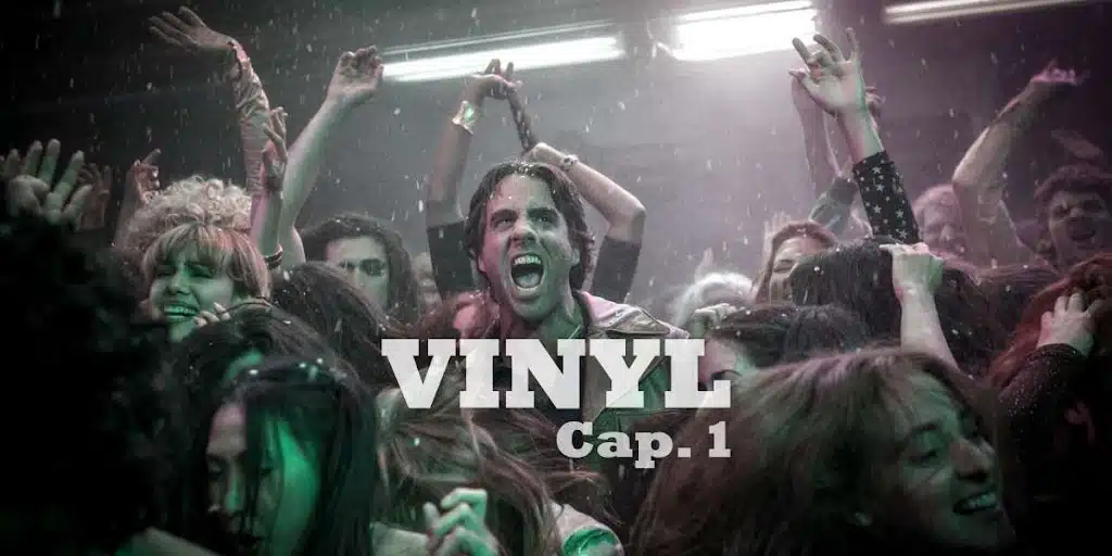 imagen que representa y simboliza vinyl serie online y refuerza el concepto del contenido 📺 VINYL | Capítulo 1: PILOT - Serie Online Subtitulada