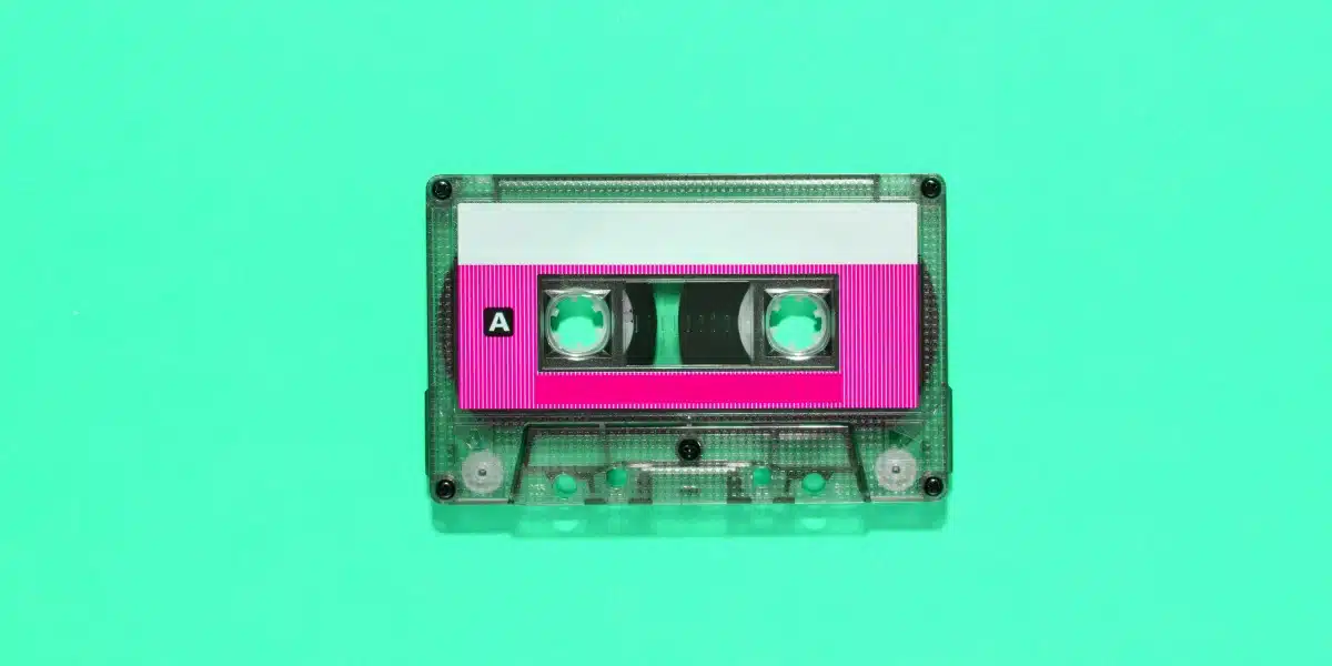 cassete vintage que representa el marketing musical