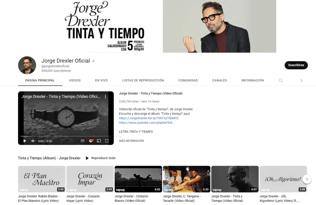 imagen que representa y simboliza youtube para artistas y refuerza el concepto del contenido 💣 YOUTUBE para ARTISTAS: Guía indispensable